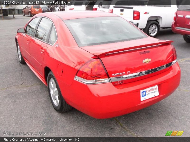 Victory Red / Ebony 2009 Chevrolet Impala LT