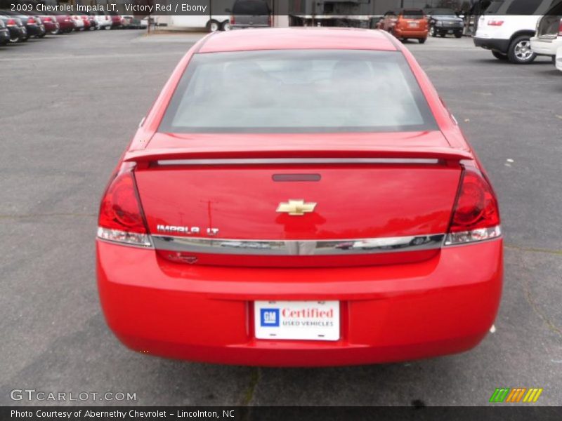 Victory Red / Ebony 2009 Chevrolet Impala LT