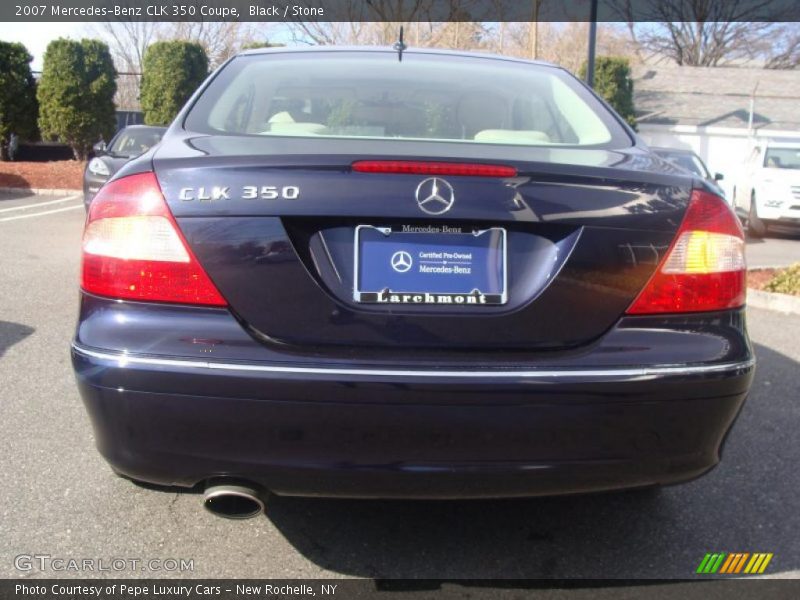 Black / Stone 2007 Mercedes-Benz CLK 350 Coupe