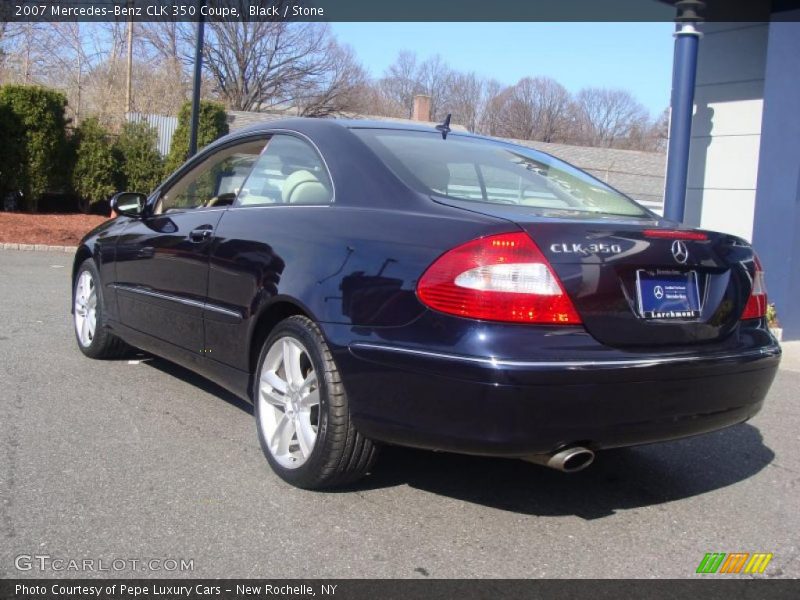 Black / Stone 2007 Mercedes-Benz CLK 350 Coupe
