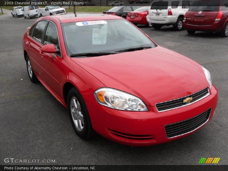 Victory Red / Ebony 2009 Chevrolet Impala LT