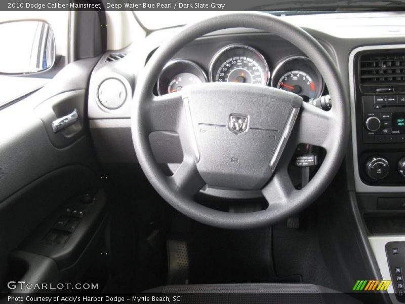 Deep Water Blue Pearl / Dark Slate Gray 2010 Dodge Caliber Mainstreet