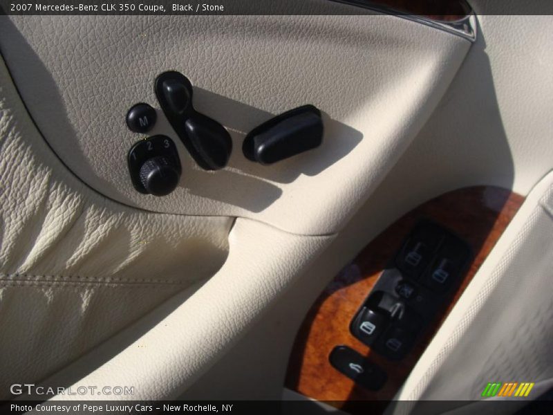 Black / Stone 2007 Mercedes-Benz CLK 350 Coupe
