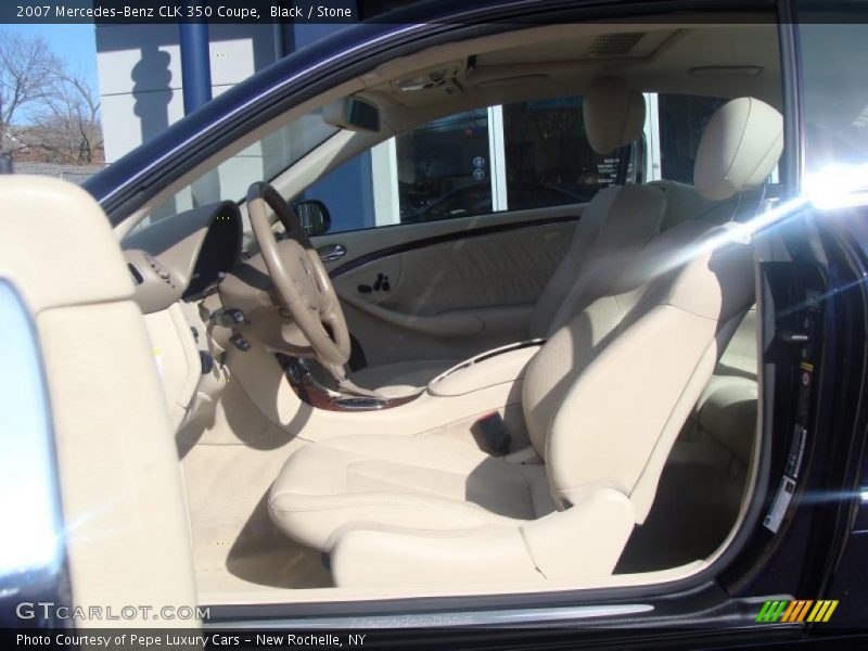 Black / Stone 2007 Mercedes-Benz CLK 350 Coupe