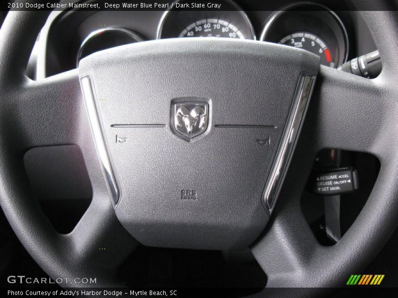 Deep Water Blue Pearl / Dark Slate Gray 2010 Dodge Caliber Mainstreet