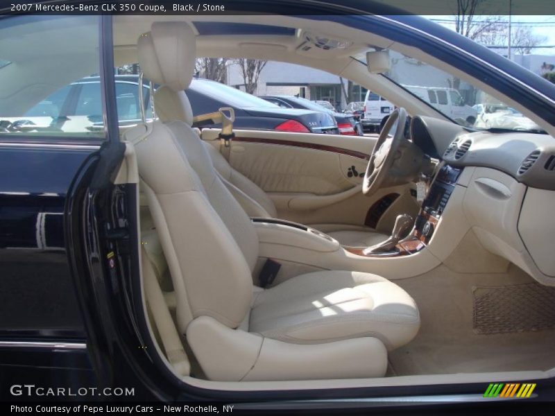 Black / Stone 2007 Mercedes-Benz CLK 350 Coupe