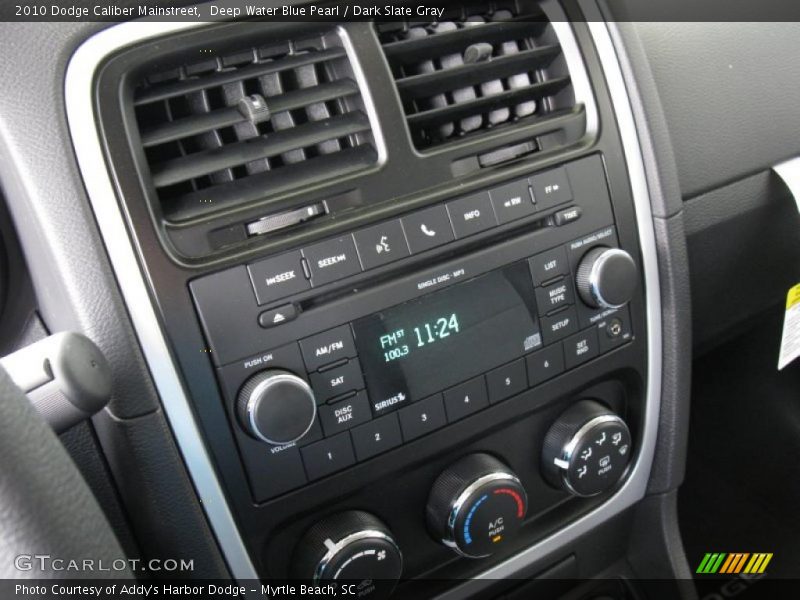 Deep Water Blue Pearl / Dark Slate Gray 2010 Dodge Caliber Mainstreet