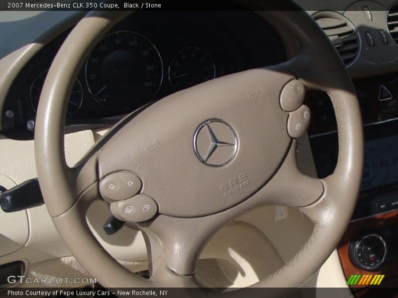 Black / Stone 2007 Mercedes-Benz CLK 350 Coupe