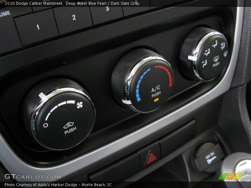 Deep Water Blue Pearl / Dark Slate Gray 2010 Dodge Caliber Mainstreet