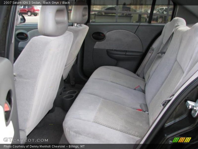 Black Onyx / Black 2007 Saturn ION 3 Sedan