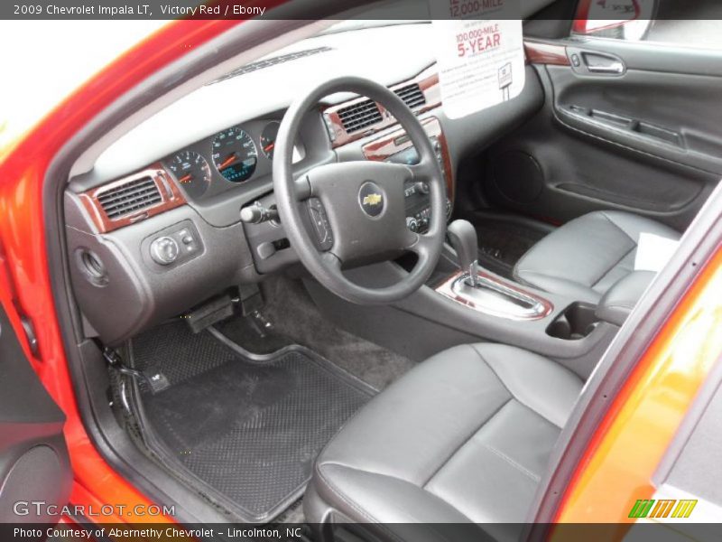 Victory Red / Ebony 2009 Chevrolet Impala LT