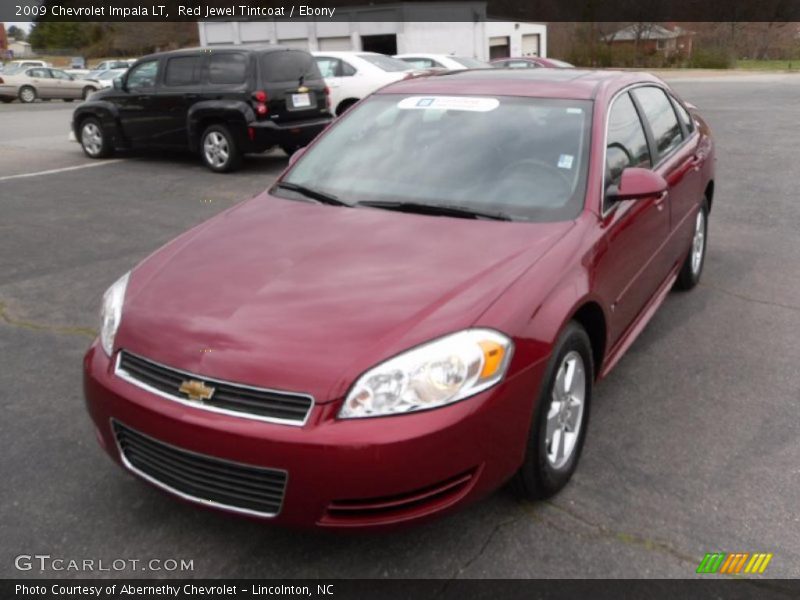 Red Jewel Tintcoat / Ebony 2009 Chevrolet Impala LT