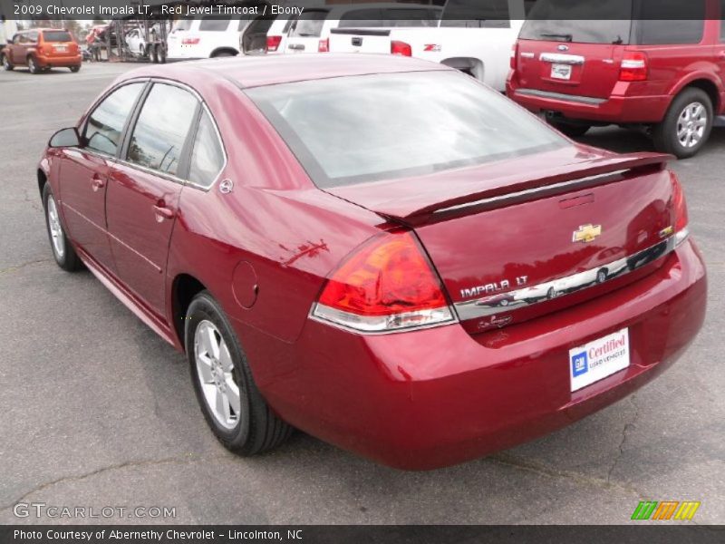 Red Jewel Tintcoat / Ebony 2009 Chevrolet Impala LT