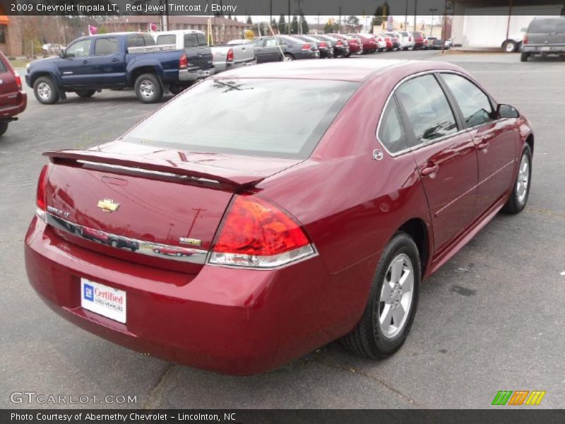 Red Jewel Tintcoat / Ebony 2009 Chevrolet Impala LT