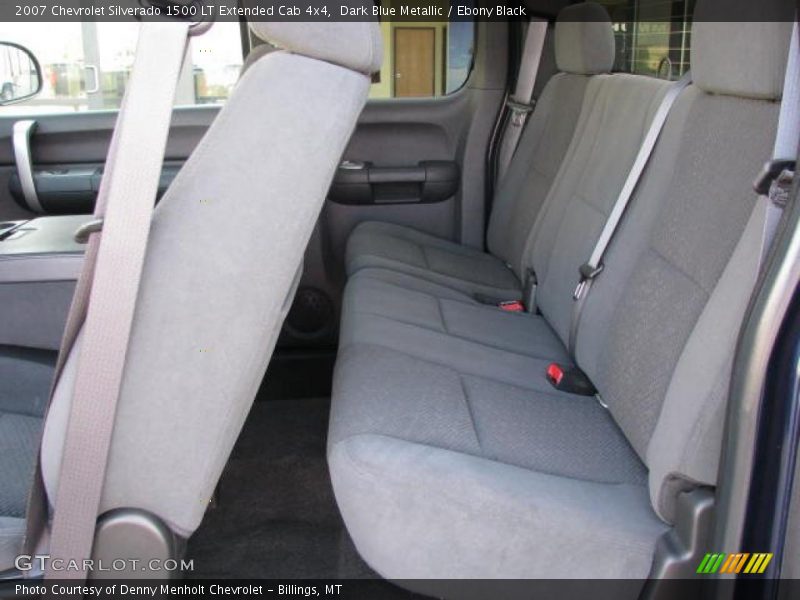 Dark Blue Metallic / Ebony Black 2007 Chevrolet Silverado 1500 LT Extended Cab 4x4