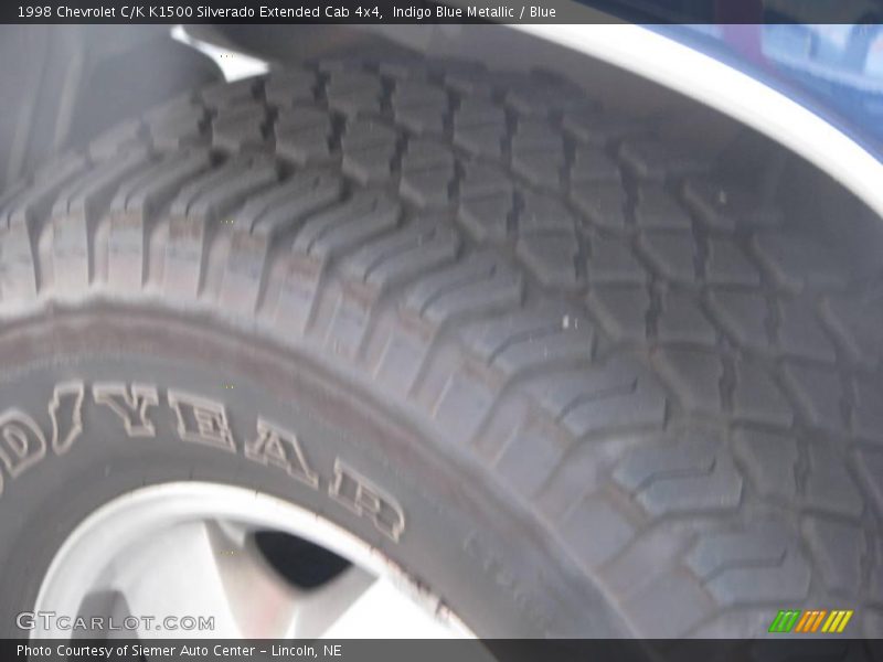 Indigo Blue Metallic / Blue 1998 Chevrolet C/K K1500 Silverado Extended Cab 4x4