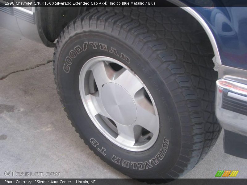 Indigo Blue Metallic / Blue 1998 Chevrolet C/K K1500 Silverado Extended Cab 4x4