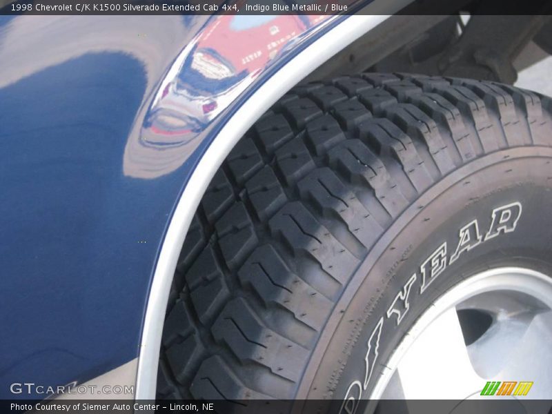 Indigo Blue Metallic / Blue 1998 Chevrolet C/K K1500 Silverado Extended Cab 4x4