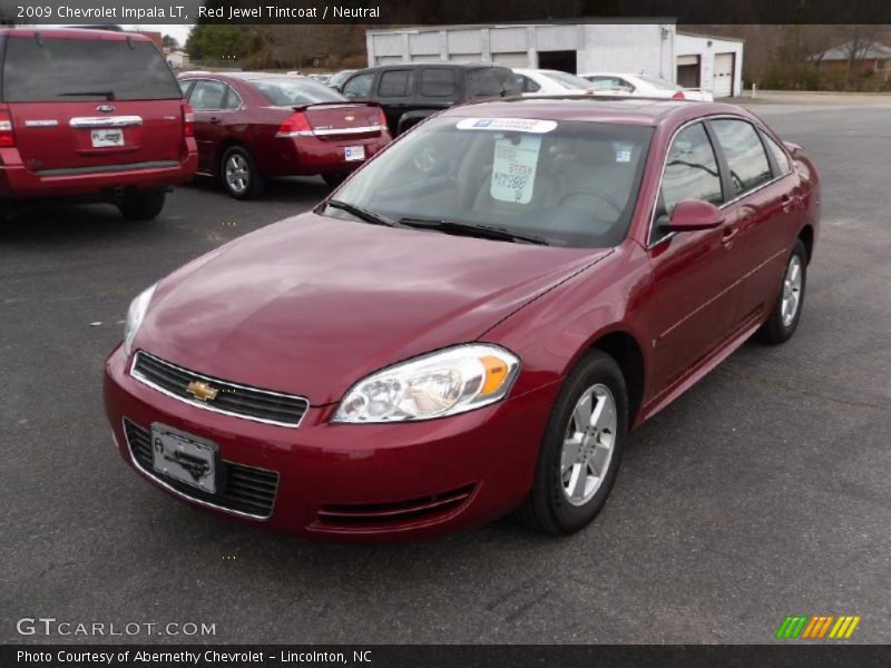 Red Jewel Tintcoat / Neutral 2009 Chevrolet Impala LT