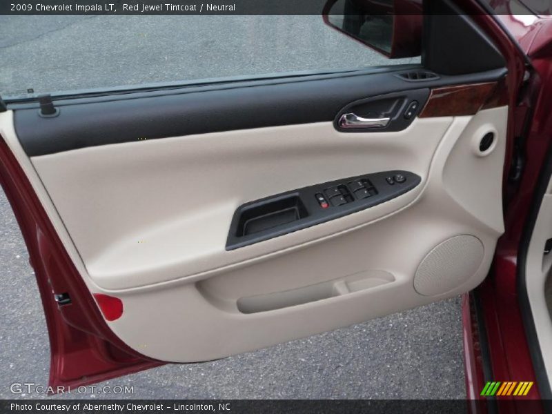 Red Jewel Tintcoat / Neutral 2009 Chevrolet Impala LT