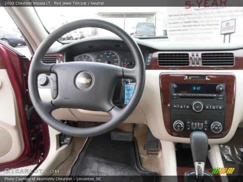Red Jewel Tintcoat / Neutral 2009 Chevrolet Impala LT