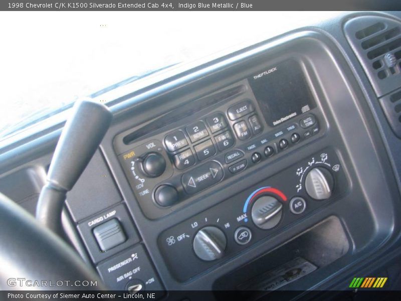 Indigo Blue Metallic / Blue 1998 Chevrolet C/K K1500 Silverado Extended Cab 4x4