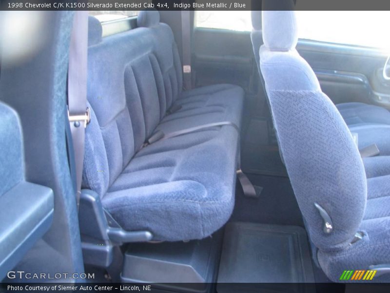Indigo Blue Metallic / Blue 1998 Chevrolet C/K K1500 Silverado Extended Cab 4x4