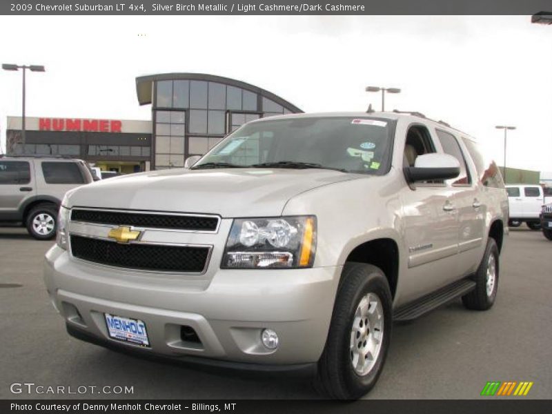 Silver Birch Metallic / Light Cashmere/Dark Cashmere 2009 Chevrolet Suburban LT 4x4
