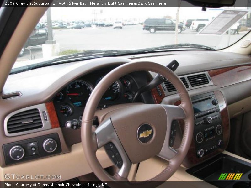 Silver Birch Metallic / Light Cashmere/Dark Cashmere 2009 Chevrolet Suburban LT 4x4