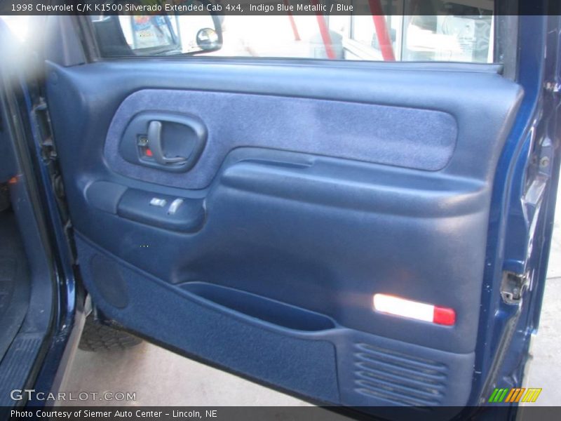 Indigo Blue Metallic / Blue 1998 Chevrolet C/K K1500 Silverado Extended Cab 4x4