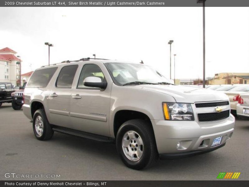 Silver Birch Metallic / Light Cashmere/Dark Cashmere 2009 Chevrolet Suburban LT 4x4