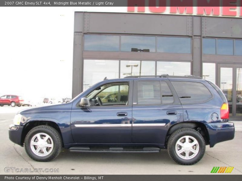 Midnight Blue Metallic / Light Gray 2007 GMC Envoy SLT 4x4