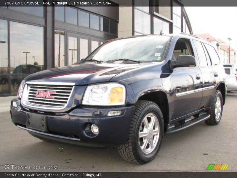 Midnight Blue Metallic / Light Gray 2007 GMC Envoy SLT 4x4