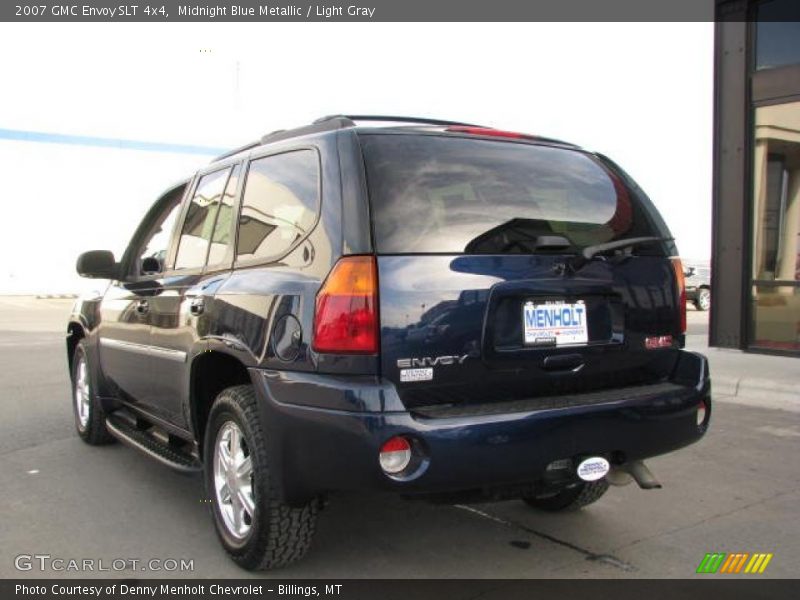 Midnight Blue Metallic / Light Gray 2007 GMC Envoy SLT 4x4