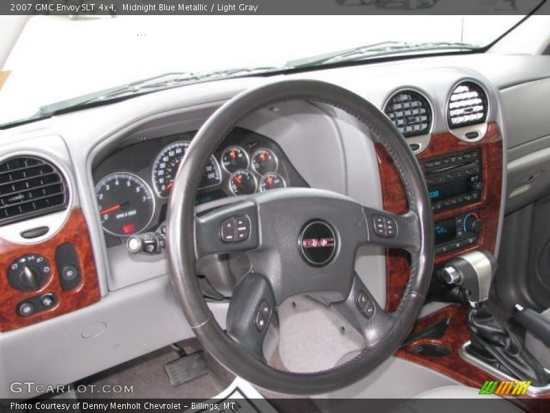 Midnight Blue Metallic / Light Gray 2007 GMC Envoy SLT 4x4