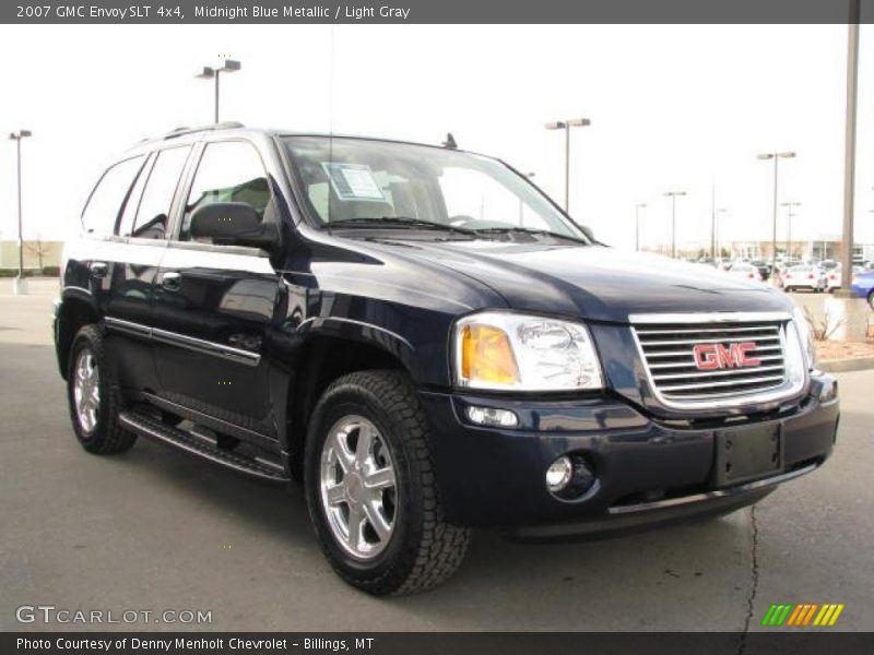 Midnight Blue Metallic / Light Gray 2007 GMC Envoy SLT 4x4