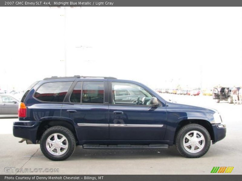 Midnight Blue Metallic / Light Gray 2007 GMC Envoy SLT 4x4