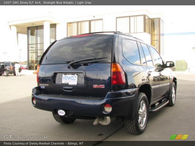 Midnight Blue Metallic / Light Gray 2007 GMC Envoy SLT 4x4