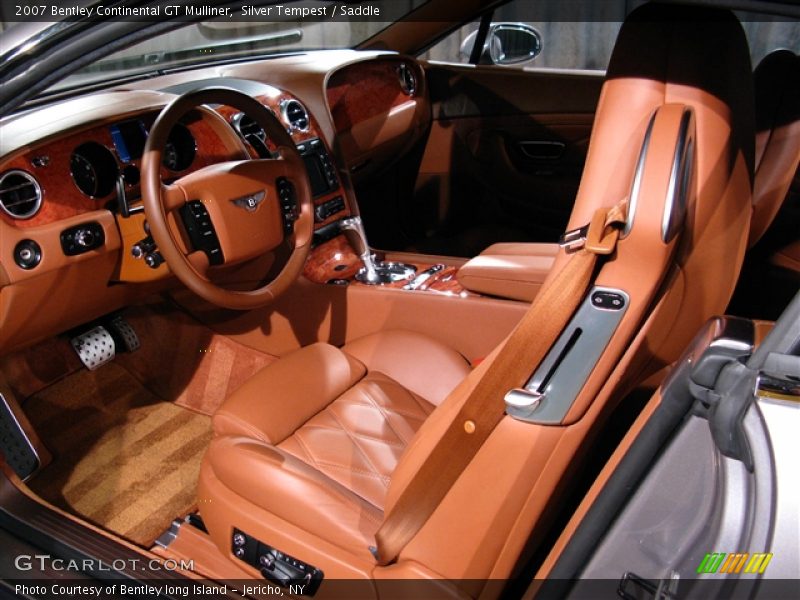 Silver Tempest / Saddle 2007 Bentley Continental GT Mulliner