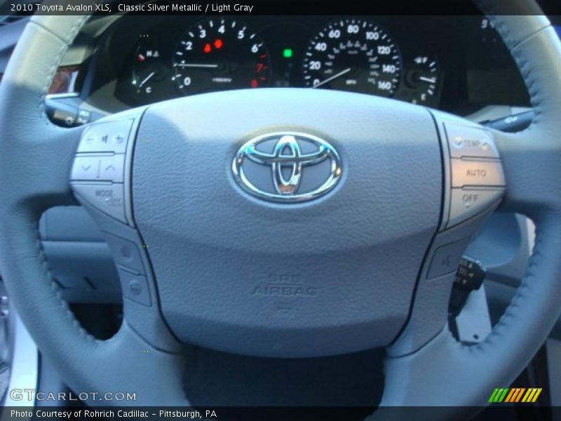 Classic Silver Metallic / Light Gray 2010 Toyota Avalon XLS