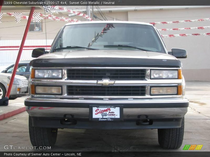 Sunset Gold Metallic / Neutral 1999 Chevrolet Suburban K1500 LT 4x4