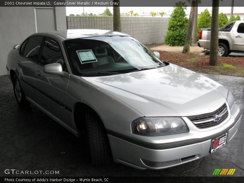 Galaxy Silver Metallic / Medium Gray 2001 Chevrolet Impala LS