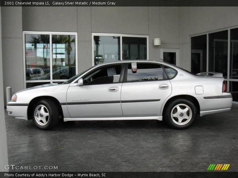 Galaxy Silver Metallic / Medium Gray 2001 Chevrolet Impala LS