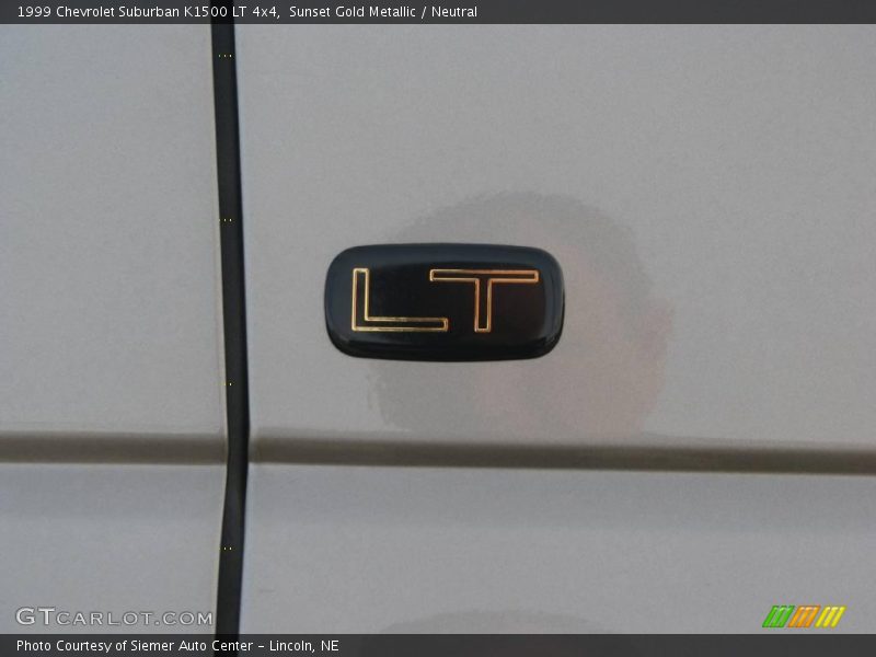 Sunset Gold Metallic / Neutral 1999 Chevrolet Suburban K1500 LT 4x4