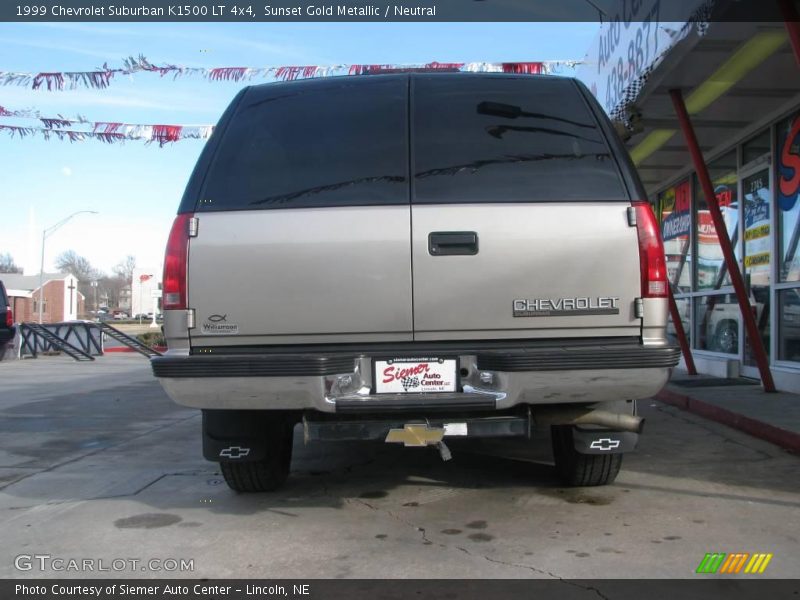 Sunset Gold Metallic / Neutral 1999 Chevrolet Suburban K1500 LT 4x4