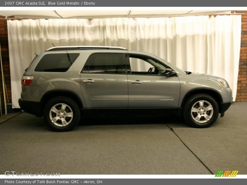 Blue Gold Metallic / Ebony 2007 GMC Acadia SLE
