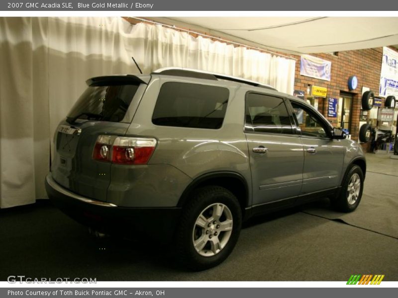 Blue Gold Metallic / Ebony 2007 GMC Acadia SLE