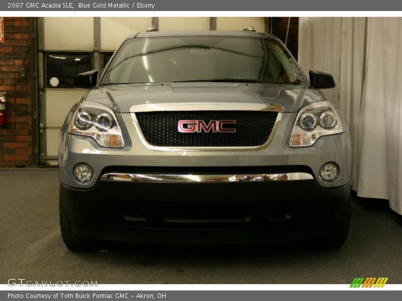 Blue Gold Metallic / Ebony 2007 GMC Acadia SLE
