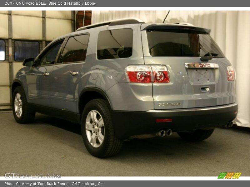 Blue Gold Metallic / Ebony 2007 GMC Acadia SLE