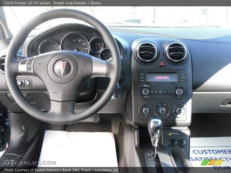 Stealth Gray Metallic / Ebony 2006 Pontiac G6 V6 Sedan